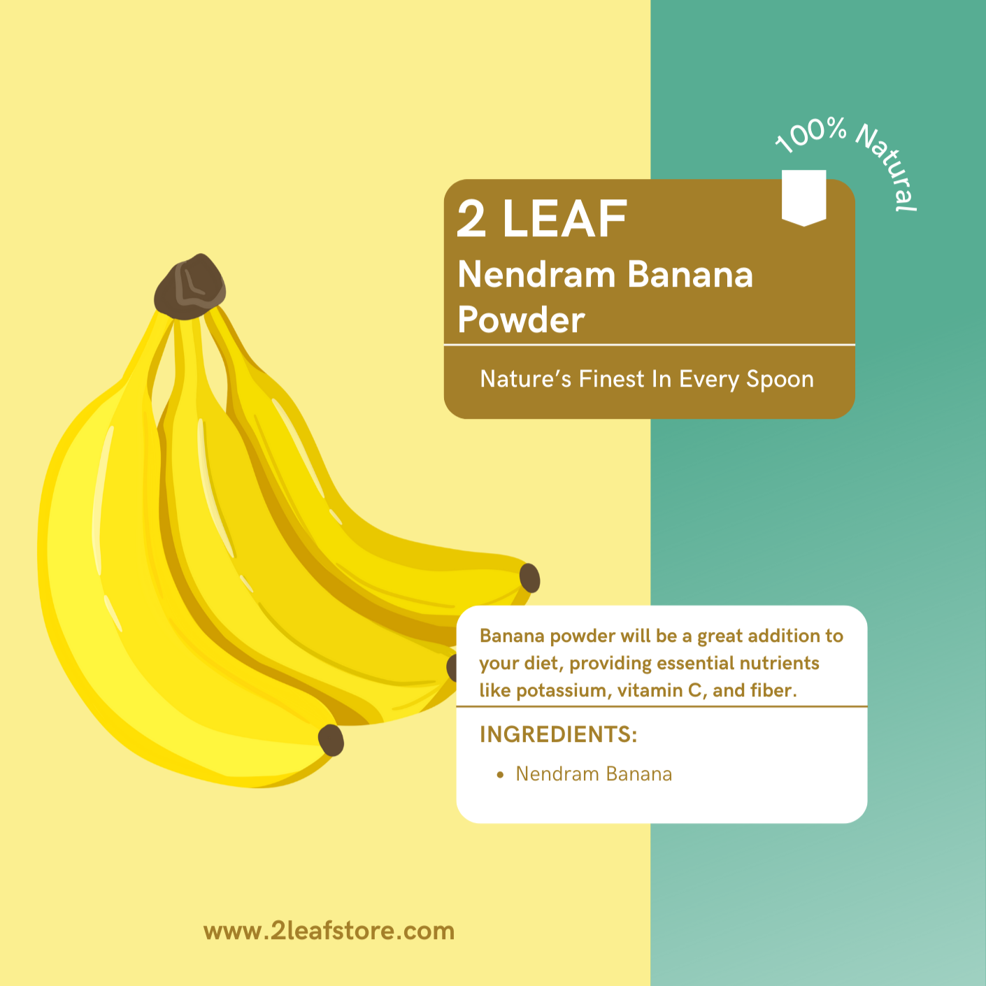 Nendram Banana Powder