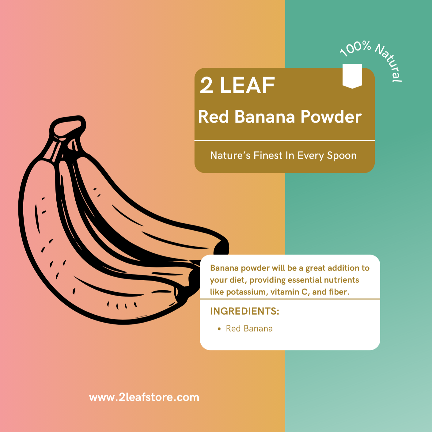 Red Banana Powder